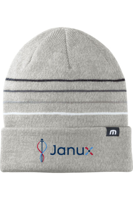 Striped Cuffed Beanie