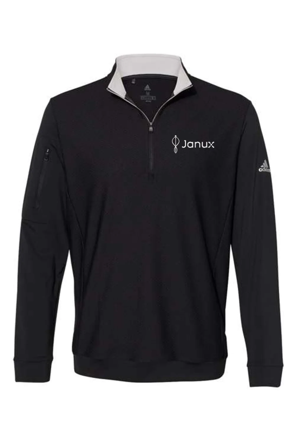 Men's Adidas Textured Quarter-Zip - Image 3