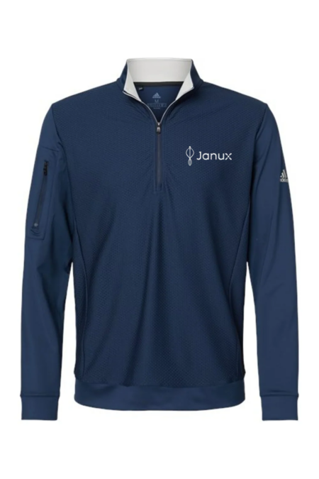 Men's Adidas Textured Quarter-Zip
