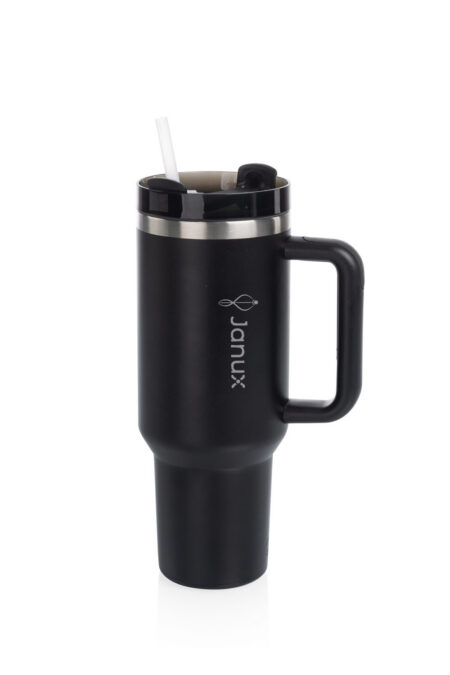 40oz Stainless Travel Mug Black