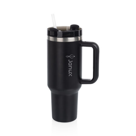 40oz Stainless Travel Mug Black